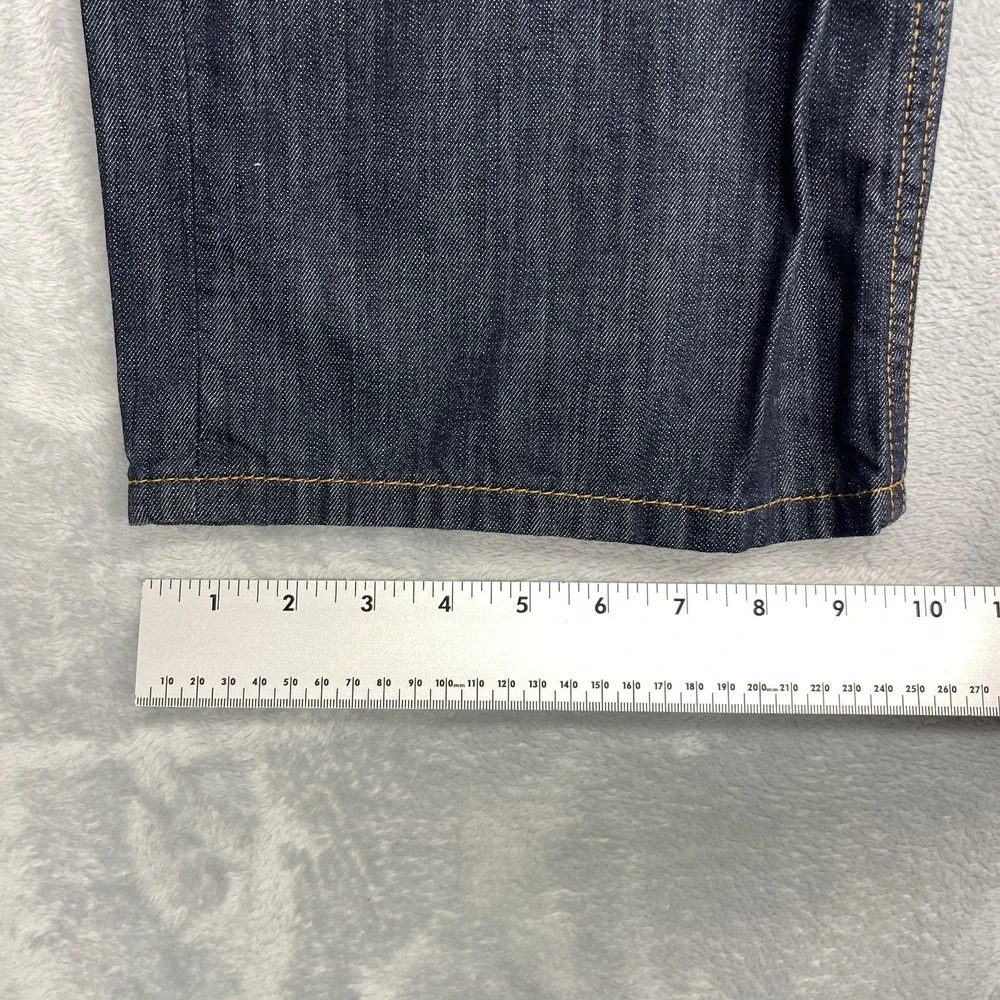 Levi's Jeans Mens 38x30 (38x28) Blue Denim Dark Wash 569 Loose Fit Straight Leg